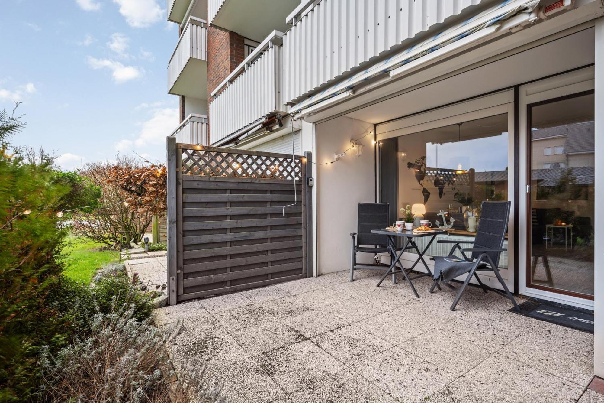 Ferienwohnung Grey Pearl Büsum direkt an der Perlebucht Exterior foto
