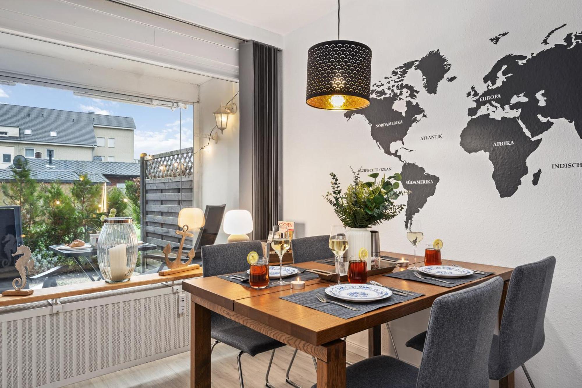 Ferienwohnung Grey Pearl Büsum direkt an der Perlebucht Exterior foto