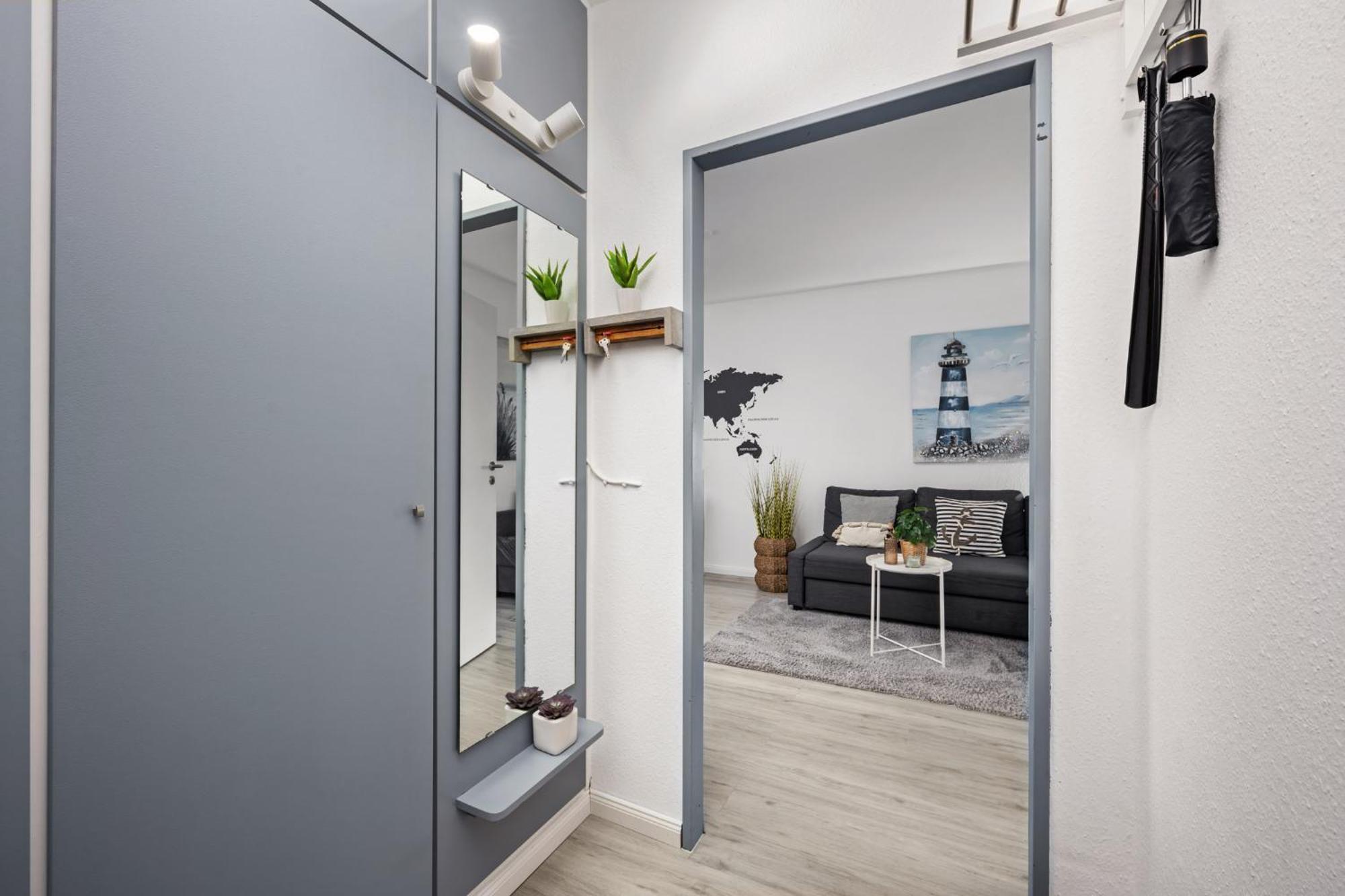 Ferienwohnung Grey Pearl Büsum direkt an der Perlebucht Exterior foto